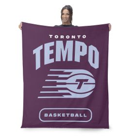 Toronto Tempo WNBA High Block Silk Touch Throw Blanket 50 x 60 inches