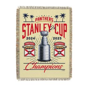 Florida Panthers NHL Recorded Woven Tapestry Wall Hanging 48 x 60 inches
