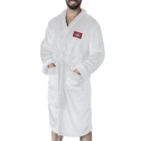 Montreal Canadiens NHL White Out Silk Touch Robe Large/XLarge