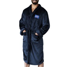 Oklahoma City Thunder NBA Rim Navy Silk Touch Robe L/XL