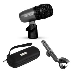 5Core Snare Mic XLR Cardioid Tom Drum Kick Instrument Microphone BLACK (Option: Black)