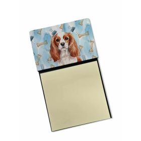 Blenheim English Toy Spaniel Coworker Watercolor Sticky Note Holder Refillable Dispenser Desk Accessory 3x3 Pad Gift (Option: Default)