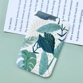 Green Plant Series Simple Fashion Lanyard Card Cover (Option: Green Plant-No accessories)