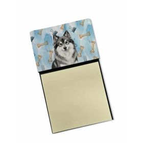 Keeshond Coworker Watercolor Sticky Note Holder Refillable Dispenser Desk Accessory 3x3 Pad Gift (Option: Default)
