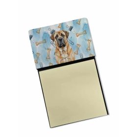 Apricot English Mastiff Coworker Watercolor Sticky Note Holder Refillable Dispenser Desk Accessory 3x3 Pad Gift (Option: Default)