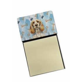 Lemon Roan English Cocker Spaniel Coworker Watercolor Sticky Note Holder Refillable Dispenser Desk Accessory 3x3 Pad Gift (Option: Default)