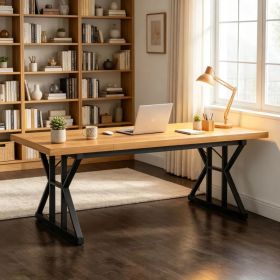 Classic Office Desk with Adjustable Feet for Office (Option: default title)