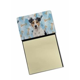 Parson Russell Terrier Coworker Watercolor Sticky Note Holder Refillable Dispenser Desk Accessory 3x3 Pad Gift (Option: Default)