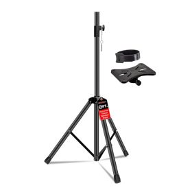 5 Core Speaker Stand Height Adjustable PA DJ Tripod Studio Monitor Stands w 35mm Compatible Add (Option: Black)