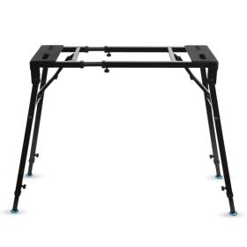 5 Core Keyboard Stand Adjustable Electric Digital Piano Synth Holder Heavy Duty For 54-88 Key Boards (Option: Black)