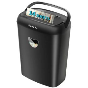 Paper Shredder, 14 Sheet Cross Cut, 6.6 Gallon Basket, P-4 Security Level, 3 Mode Design - Jam Proof Heavy Duty Shredder For Home And Office (Option: defaulttitle)