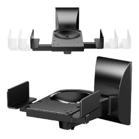 5 CORE Speaker Wall Mount Adjustable Shelf Holder Swivel 180 Degree Bookshelf Brackets - 15 Inch Space For Speakers Pair Holds Upto 55lbs - WST 0 (Option: WST0415Pair)