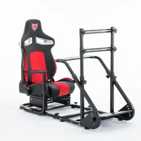 Enhanced And Stable Racing Wheel Cockpit, Compatible With Fanatec, PXN, Thrustmaster, And Logitech Adjustable Driving Simulators, Excluding Handb (Option: defaulttitle)