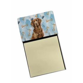 Liver Flat-Coated Retriever Coworker Watercolor Sticky Note Holder Refillable Dispenser Desk Accessory 3x3 Pad Gift (Option: Default)