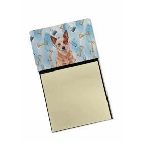 Red Heeler Australian Cattle Dog Coworker Watercolor Sticky Note Holder Refillable Dispenser Desk Accessory 3x3 Pad Gift (Option: Default)