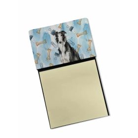 Black and White Borzoi Coworker Watercolor Sticky Note Holder Refillable Dispenser Desk Accessory 3x3 Pad Gift (Option: Default)
