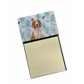 Bracco Italiano Coworker Watercolor Sticky Note Holder Refillable Dispenser Desk Accessory 3x3 Pad Gift (Option: Default)
