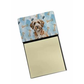 Lagotto Romagnolo Coworker Watercolor Sticky Note Holder Refillable Dispenser Desk Accessory 3x3 Pad Gift (Option: Default)