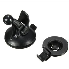Car Suction Cup Mount GPS Holder For GARMIN NUVI 2597 LMT 42 44 52 54 55 LM (Option: Black)