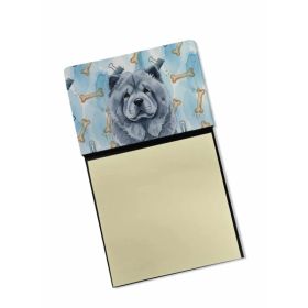 Blue Chow Chow Coworker Watercolor Sticky Note Holder Refillable Dispenser Desk Accessory 3x3 Pad Gift (Option: Default)
