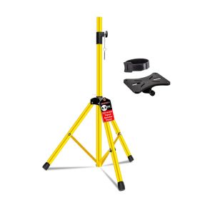 5 Core Speaker Stand Adjustable 31 to 54" PA DJ Tripod Stands Heavy Duty w 35mm Add 132 Lbs (Option: YELLOW)