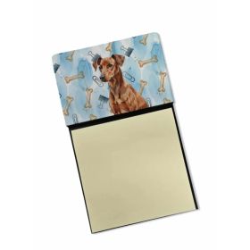 Red German Pinscher Coworker Watercolor Sticky Note Holder Refillable Dispenser Desk Accessory 3x3 Pad Gift (Option: Default)