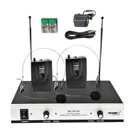 5 Core Wireless Microphone System Professional Mic for On Stage Studio (Option: Head Mic Pair)