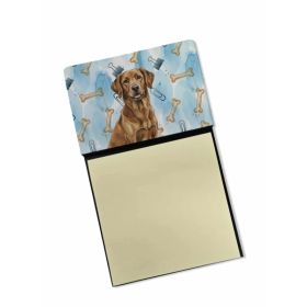 Chesapeake Bay Retriever Coworker Watercolor Sticky Note Holder Refillable Dispenser Desk Accessory 3x3 Pad Gift (Option: Default)