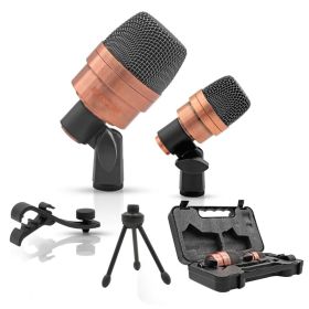 5 Core Tabla Mic Indian Instrument Microphone Set for Bayan & Dayan Dholak (Option: COPPER)
