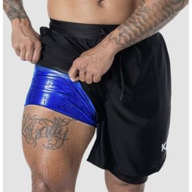 Men's Athletic Heat Trapping Sauna Shorts For Amazon (Option: 3XL)
